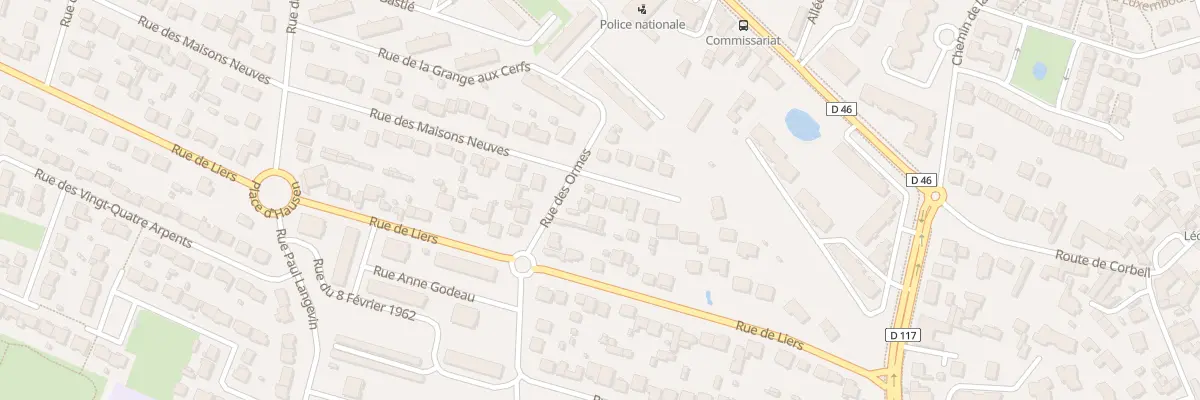Plan du 50 Rue des Maisons Neuves à Sainte-Geneviève-des-Bois