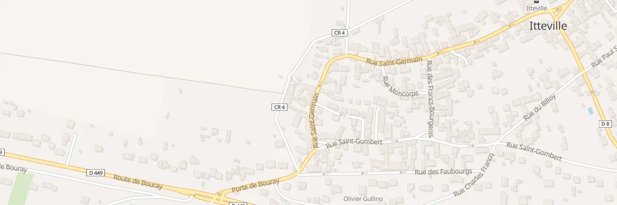 Plan du 5 Rue St Germain à Itteville