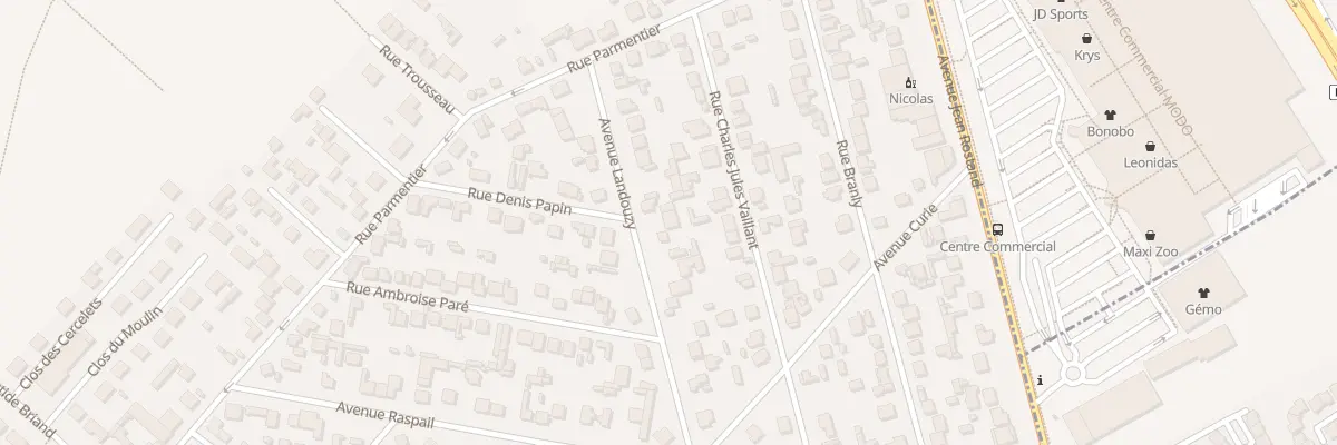 Plan du 22 Av Landouzy à Domont