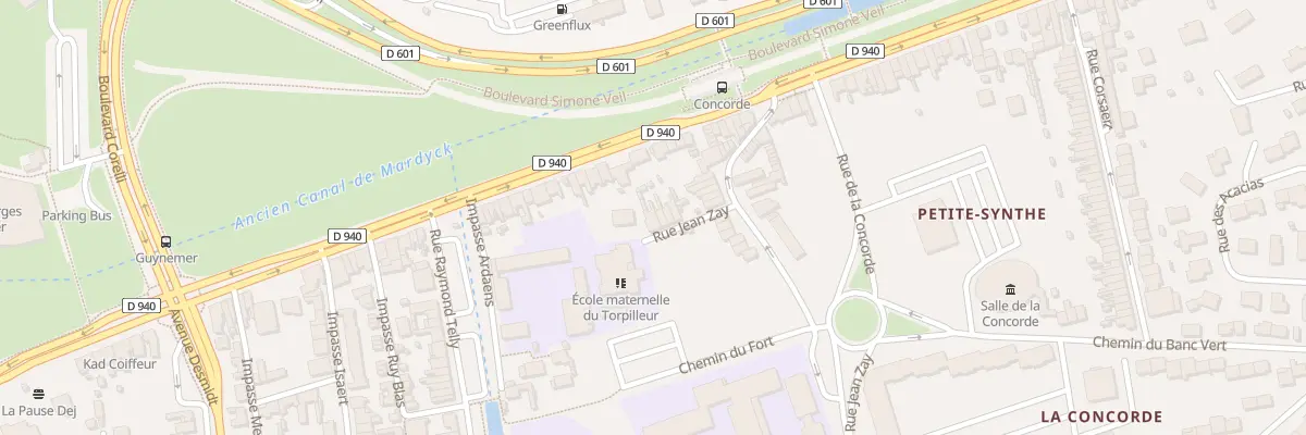 Plan du 24 Rue Jean Zay à Dunkerque