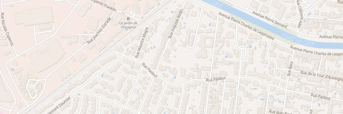 Plan du 34 Rue Auguste Rodin à Carcassonne