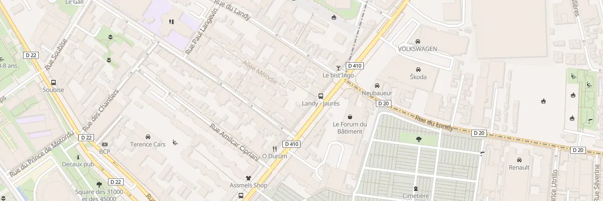 Plan du 10 Bd Jean Jaurès à Saint-Ouen-sur-Seine