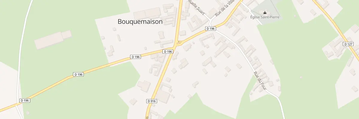 Plan du 2 Rue de Doullens à Bouquemaison