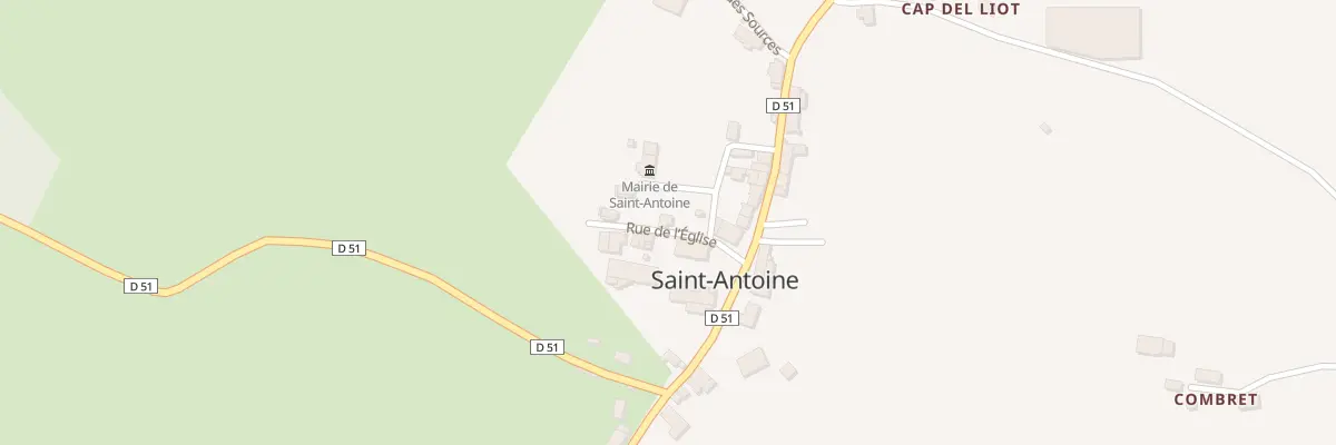Plan du 5006 Le Bourg à Saint-Antoine