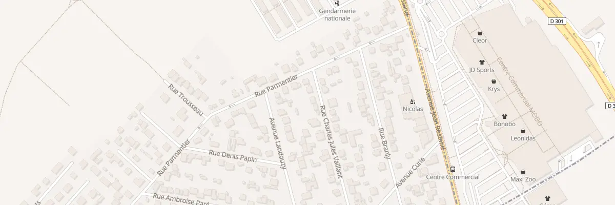 Plan du 35 Rue C Jules Vaillant à Domont