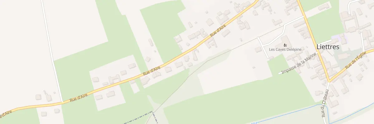 Plan du 29 Rte d’Aire à Liettres