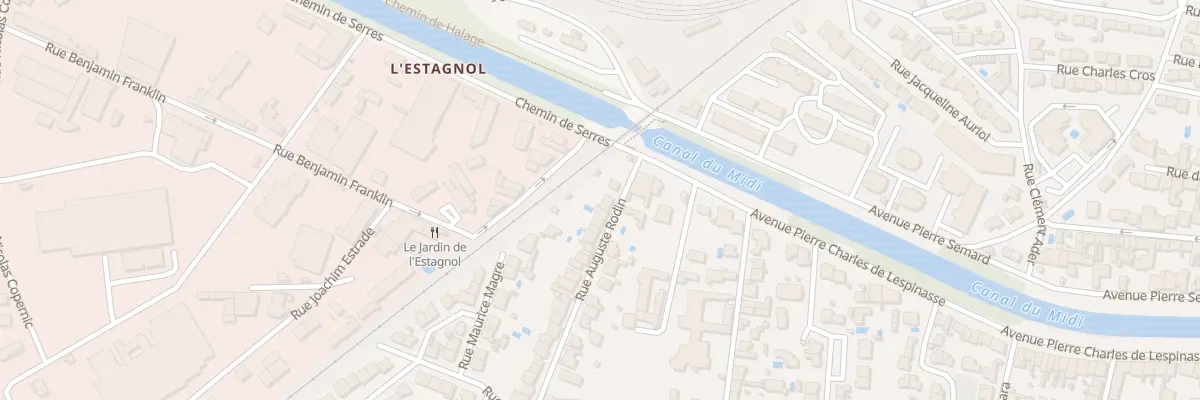 Plan du 69 Rue Auguste Rodin à Carcassonne