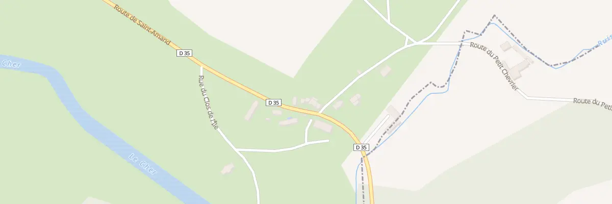 Plan du 3 Boissereau à Châteauneuf-sur-Cher