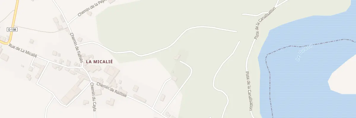 Plan du 7 Che de Razisse à Terre-de-Bancalié