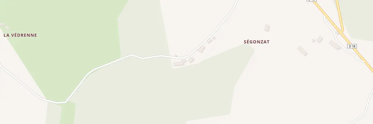 Plan du 5033 Ségonzat à Malleret