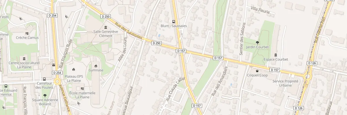 Plan du 14 Rue des Saussaies à Cachan
