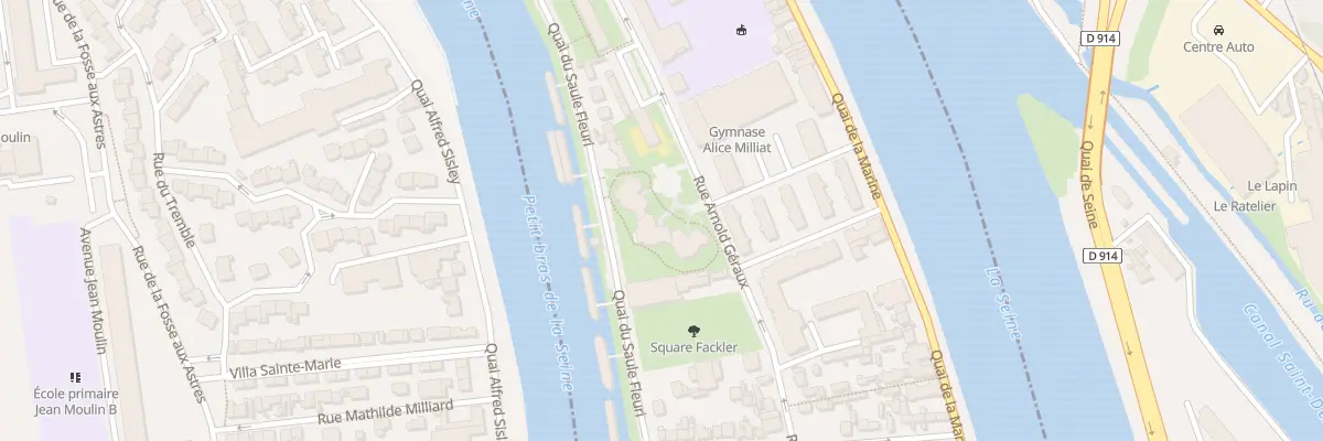 Plan du 29 Rue Arnold Géraux à L’Île-Saint-Denis
