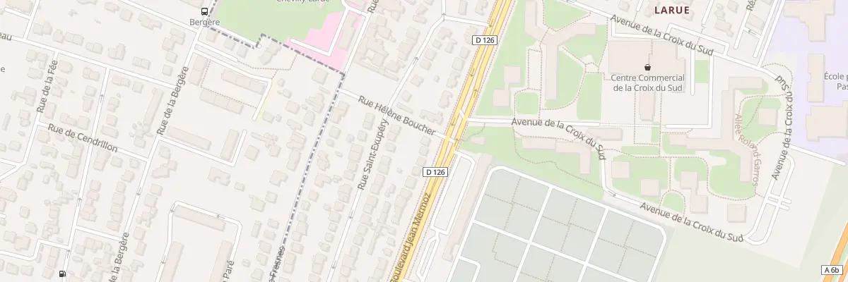 Plan du 104 Bd Jean Mermoz à Chevilly-Larue