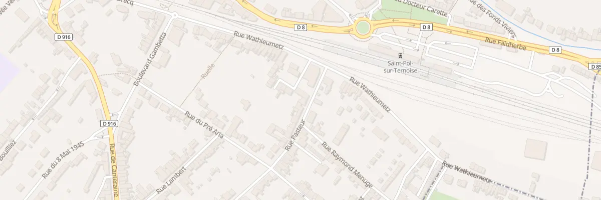 Plan du 4B Rue Pasteur à Saint-Pol-sur-Ternoise