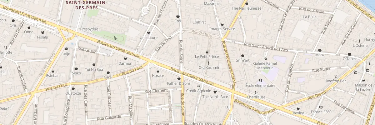 Plan du 146 Bd Saint-Germain à Paris 6e Arrondissement