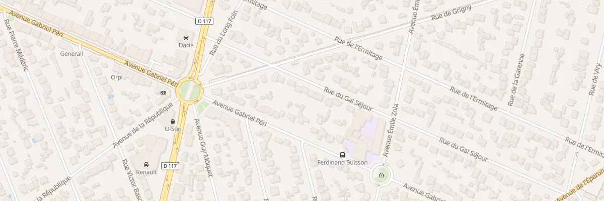 Plan du 18 Rue Gai Séjour à Sainte-Geneviève-des-Bois