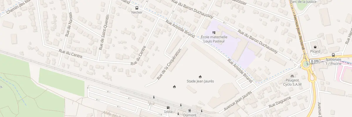 Plan du 6 Rue de la Coopération à Domont
