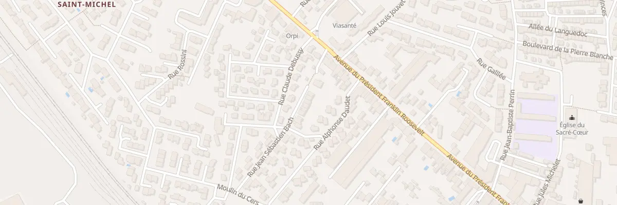 Plan du 32 Rue Jean Sébastien Bach à Carcassonne