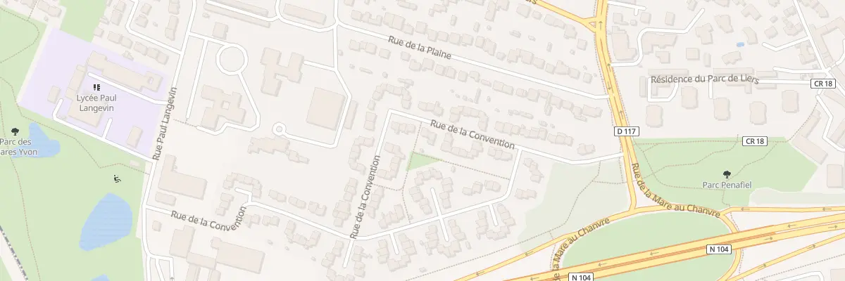 Plan du 89 Rue de la Convention à Sainte-Geneviève-des-Bois