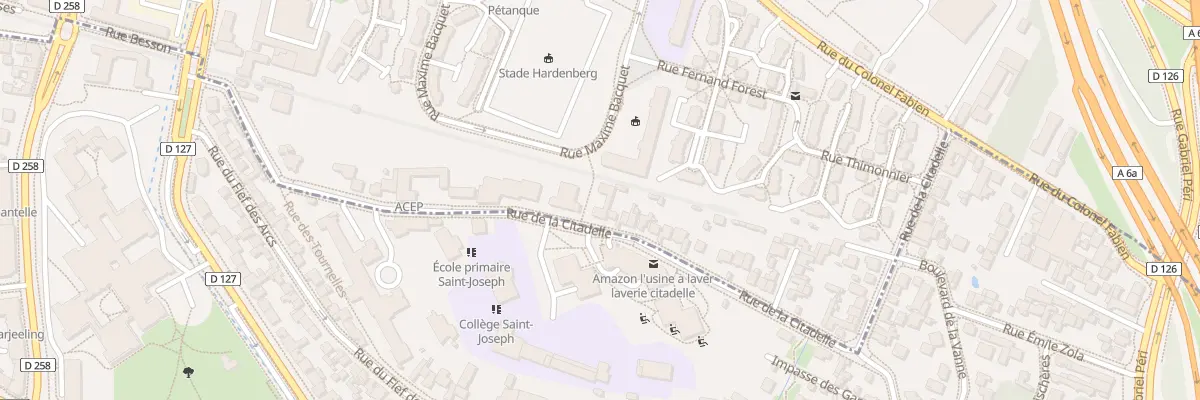Plan du 39 Rue de la Citadelle à Arcueil