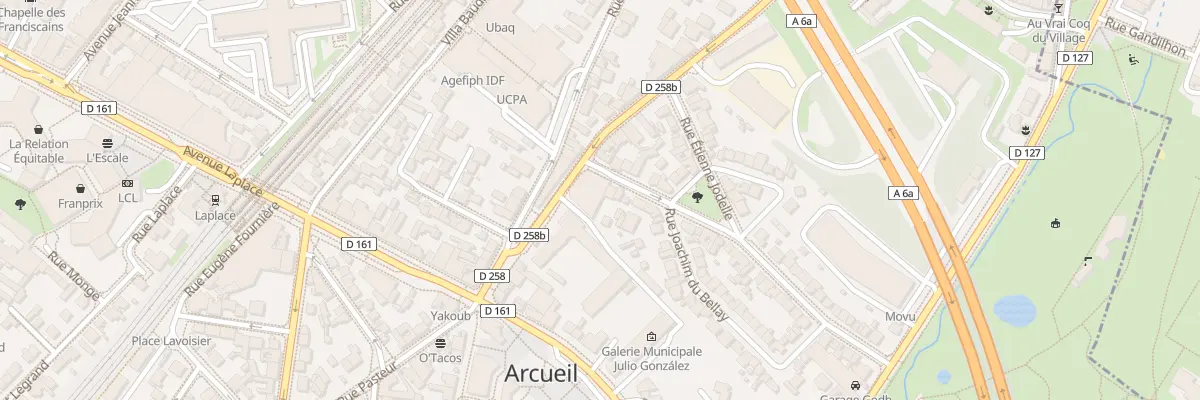Plan du 6 Av Pierre Ronsard à Arcueil