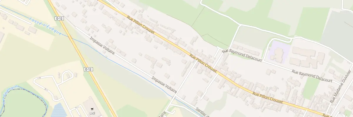 Plan du 47 Rue Duvivier à Bury