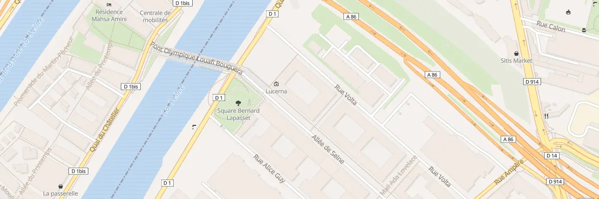Plan du 33 Rue Volta à Saint-Denis