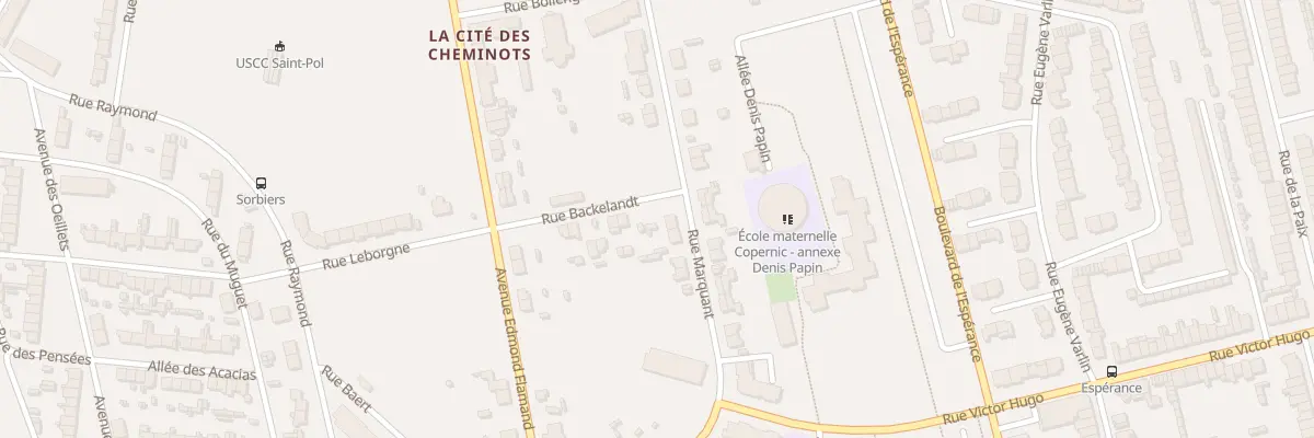 Plan du 19 Rue Marquant Saint Pol à Dunkerque