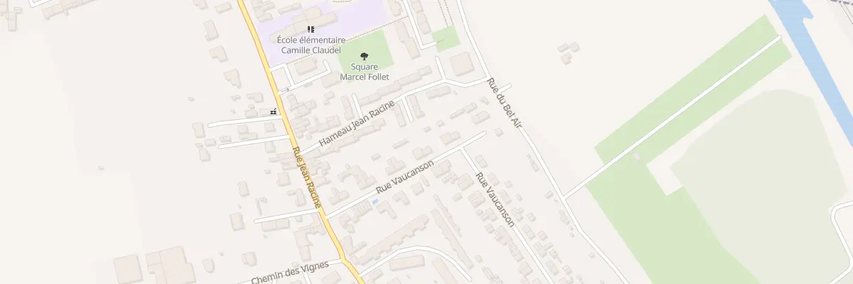 Plan du 15 Rue Vaucanson à Amiens
