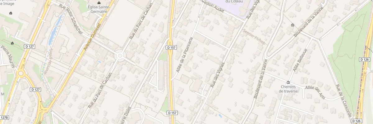 Plan du 37 All de la Pitancerie à Cachan