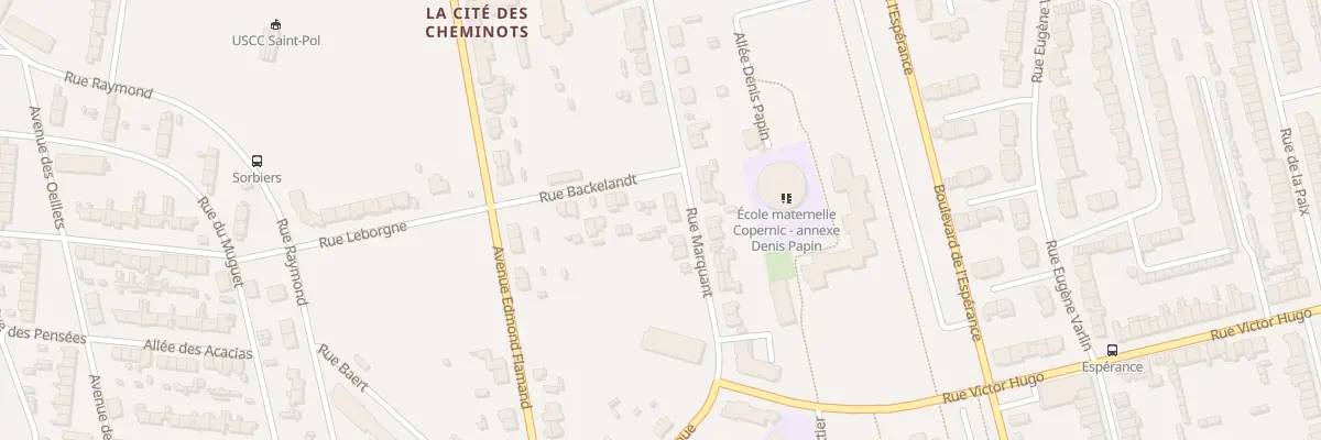 Plan du 17 Rue Marquant Saint Pol à Dunkerque