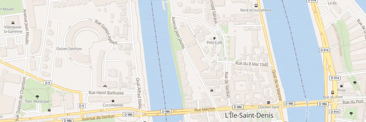 Plan du 49 Av Jean Jaurès à L’Île-Saint-Denis