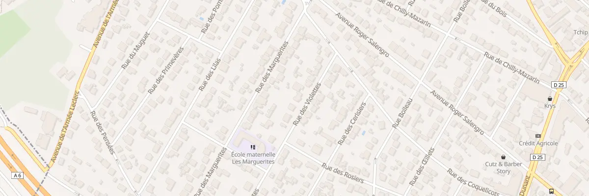 Plan du 33 Rue des Violettes à Savigny-sur-Orge