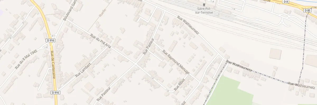 Plan du 3 Rue Pasteur à Saint-Pol-sur-Ternoise