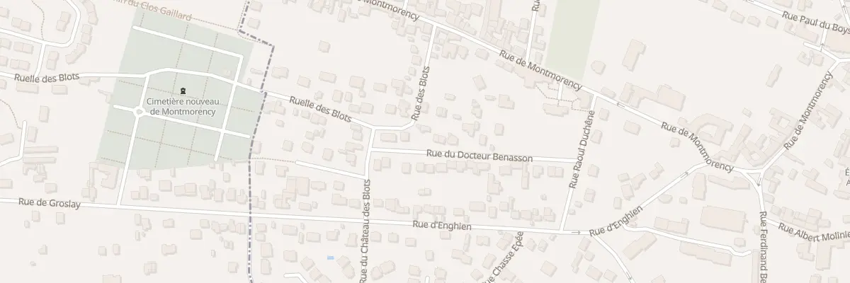 Plan du 18 Rue du Docteur Benasson à Groslay