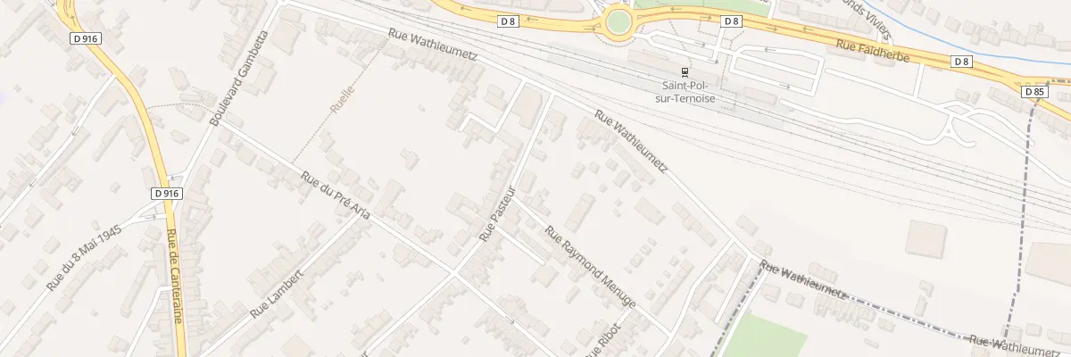 Plan du 1 Rue Pasteur à Saint-Pol-sur-Ternoise