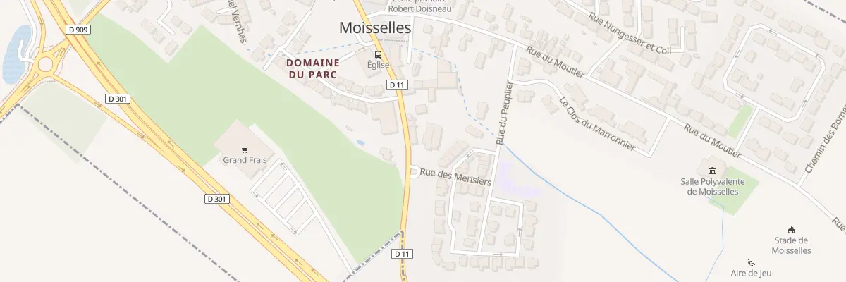 Plan du 2 Rue de Paris à Moisselles