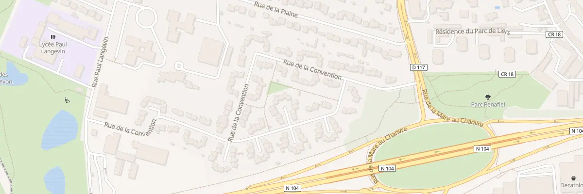 Plan du 51 Rue de la Convention à Sainte-Geneviève-des-Bois