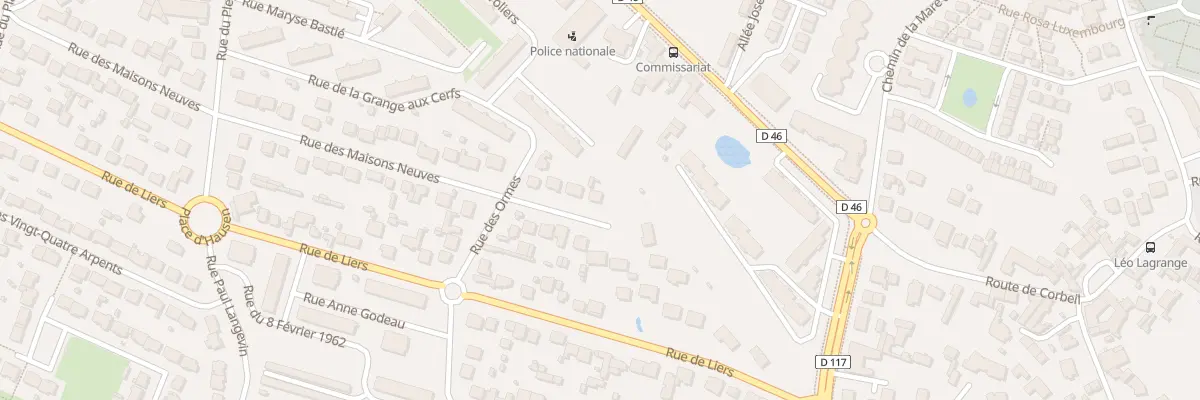 Plan du 45 Rue des Maisons Neuves à Sainte-Geneviève-des-Bois