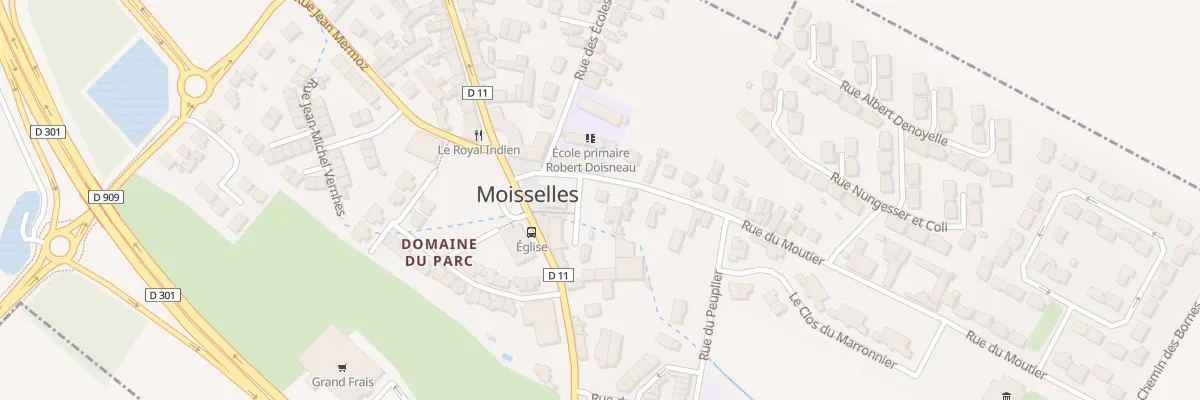 Plan du 4 Rue du Moutier à Moisselles