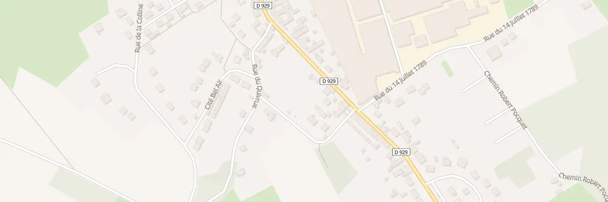 Plan du 14 Rue du Gen de Gaulle à Balagny-sur-Thérain
