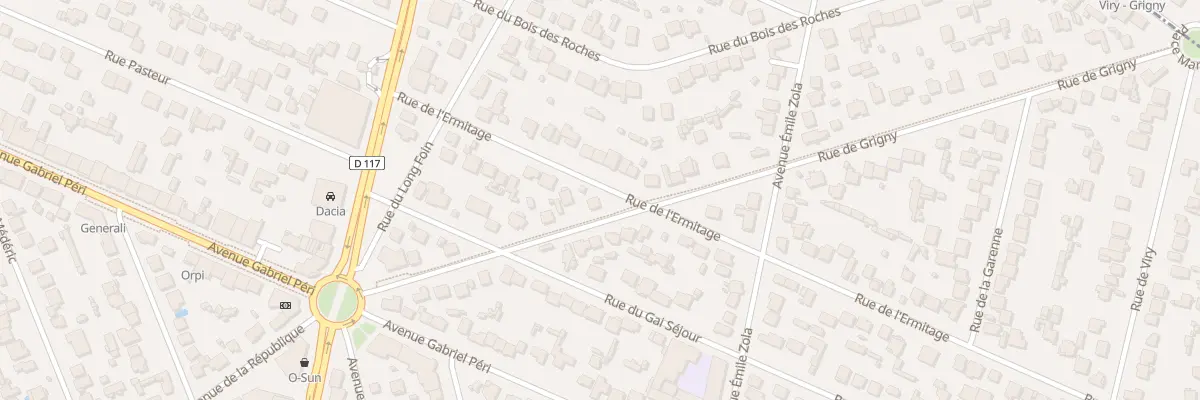Plan du 19 Rue de Grigny à Sainte-Geneviève-des-Bois