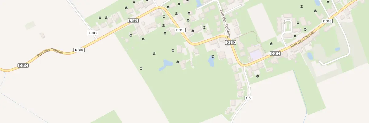 Plan du 645 Rue des Tilleuls Cd310 à Eringhem