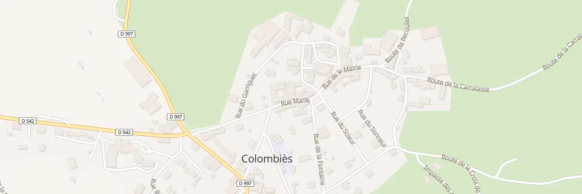 Plan du 5059 Rue Marie à Colombiès