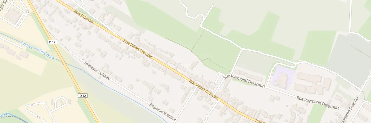 Plan du 58 Rue Duvivier à Bury