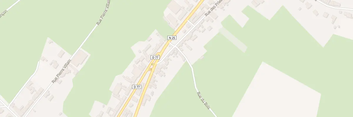 Plan du 12 Rue des Prieurs à Beauval
