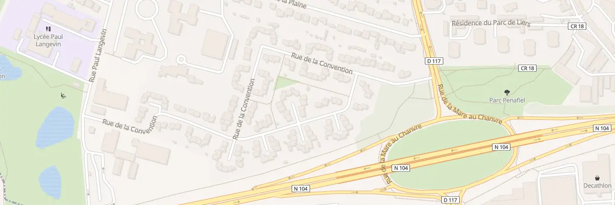 Plan du 55 Rue de la Convention à Sainte-Geneviève-des-Bois