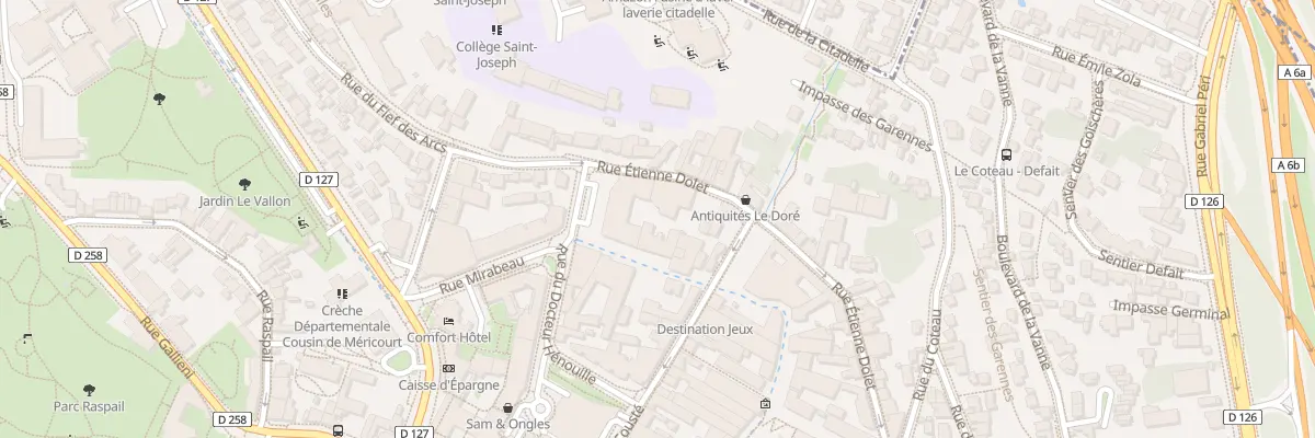 Plan du 20 Rue Etienne Dolet à Cachan