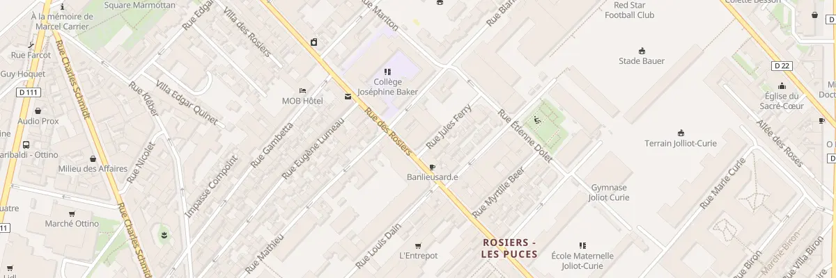 Plan du 7 Rue Jules Ferry à Saint-Ouen-sur-Seine