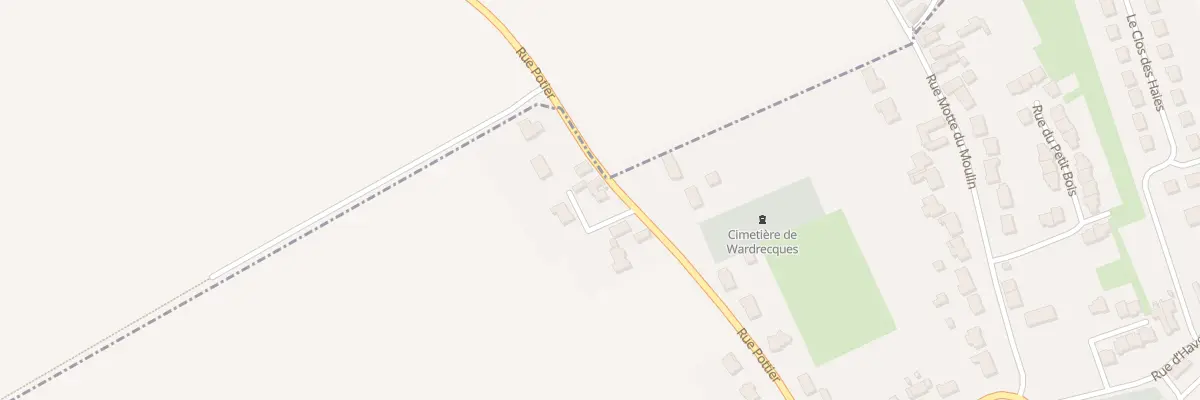Plan du 8 Rue Pottier à Wardrecques